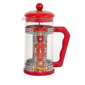 ❤️ NIB Bialetti Dolce & Gabbana French Coffee Press Carretto Sicilian Cart 1 L